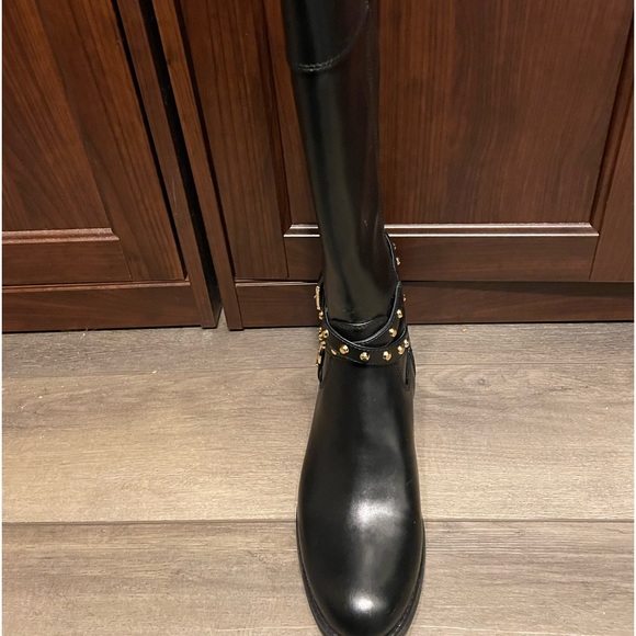 COPY Michael Kors Studded Preston Leather Women's Boot